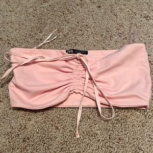 ZARA PINK CROP TOP